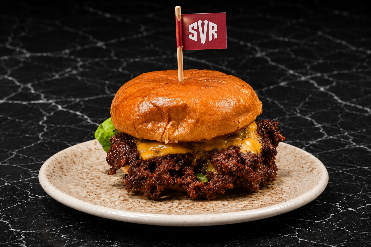 Classic Savori smash burger
